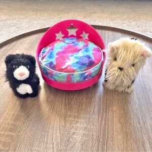 American Girl Truly Me Galaxy Pet Bed & American Girl Doll Pets Dog and Cat